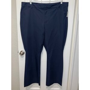 NEW Old Navy High-Rise Pixie Flare Pants Navy Blue Plus Size 26